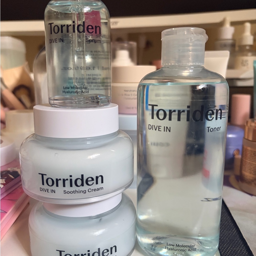 torrid Torriden Dive In Toner & Soothing Cream Set - Clear & White